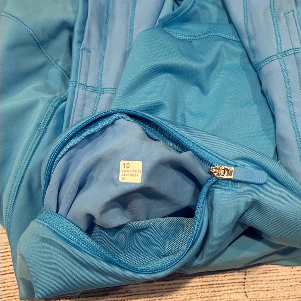 🍋Women’s Lululemon Speed Up High-Rise Lined Short 2.5" Size 10 turquoise W7BEXS🍋 - Picture 12 of 14